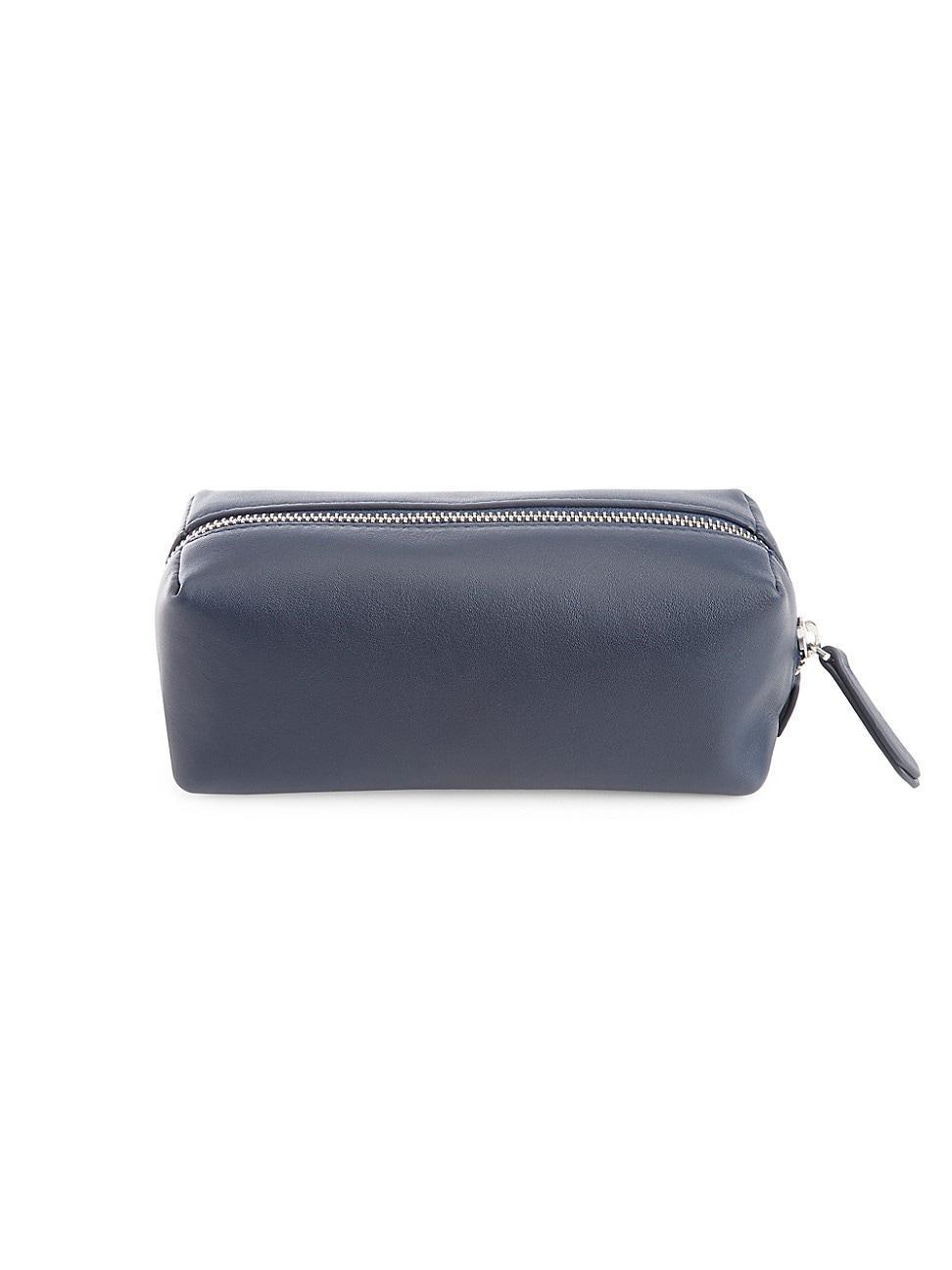 Womens Zipper Leather Travel Utility Bag Product Image