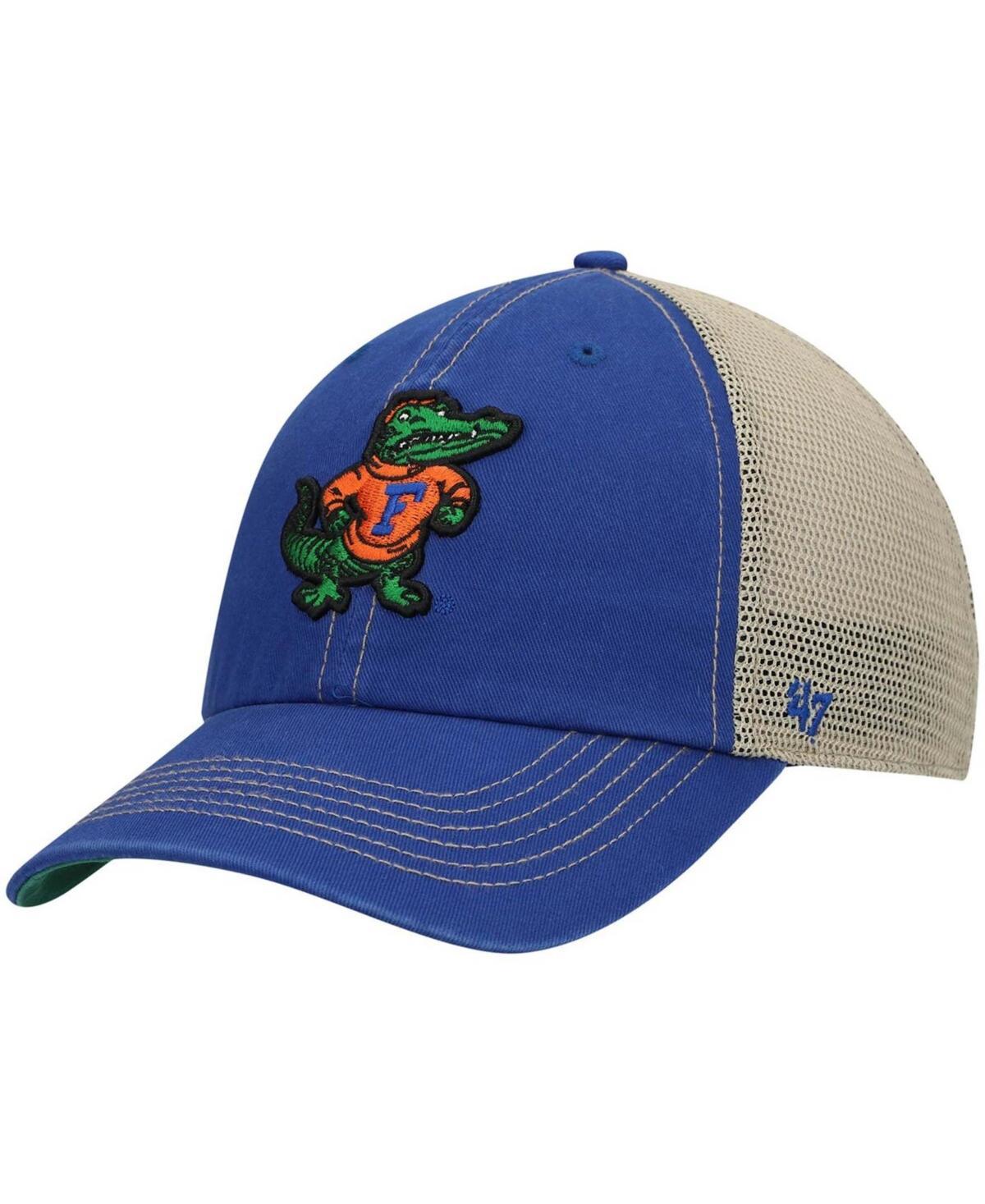 Mens 47 Royal Florida Gators Trawler Trucker Snapback Hat Product Image