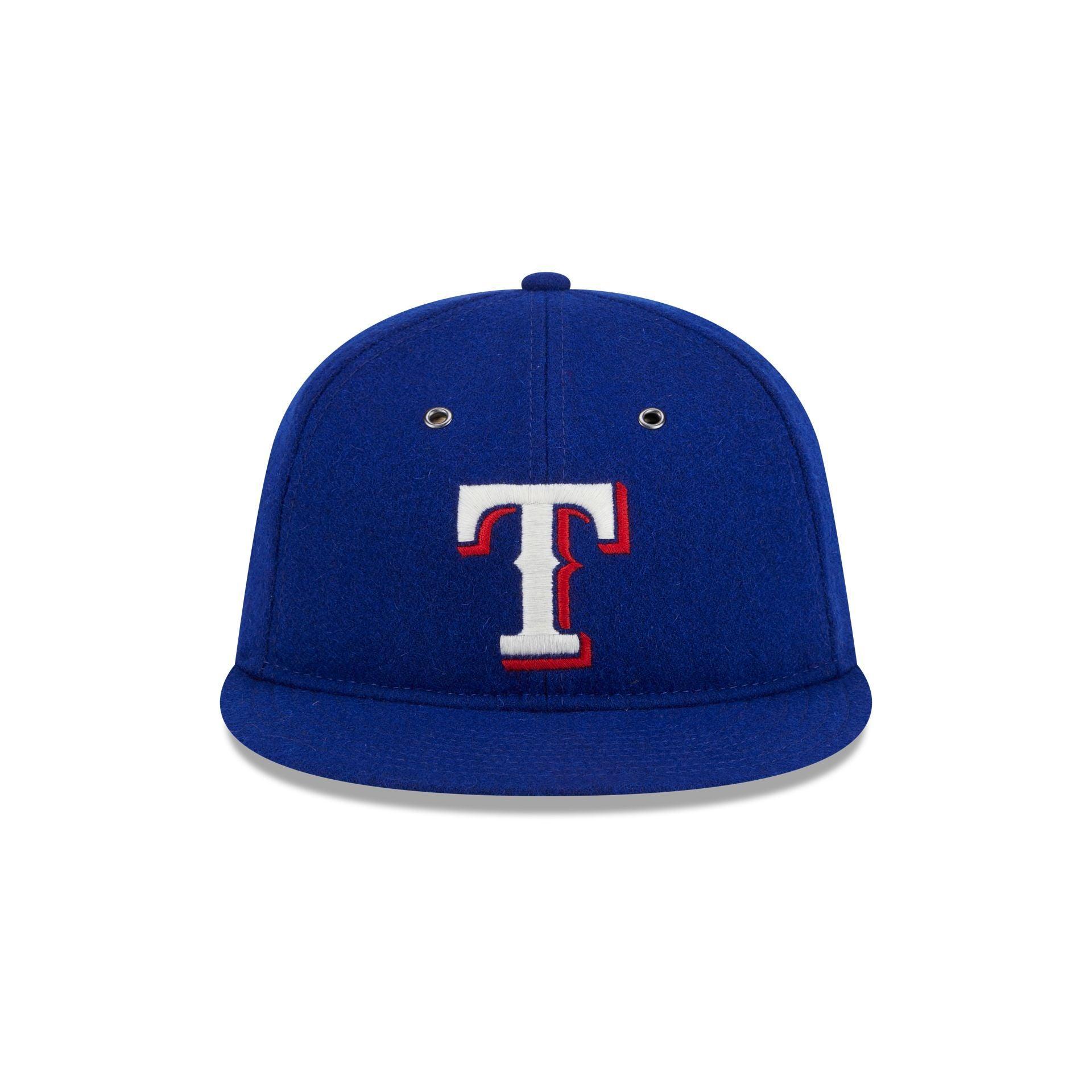 Texas Rangers Wool Retro Crown 59FIFTY Fitted Hat Male Product Image