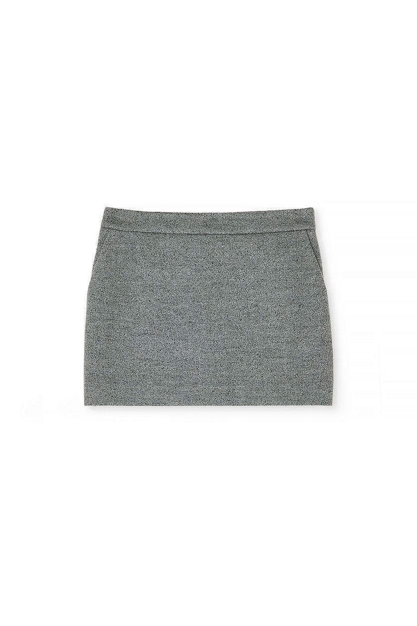 Wool Blend Mini Skirt Product Image