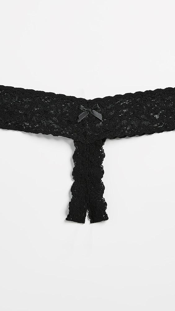 Hanky Panky After Midnight Open Gusset Low Rise Thong | Shopbop Product Image