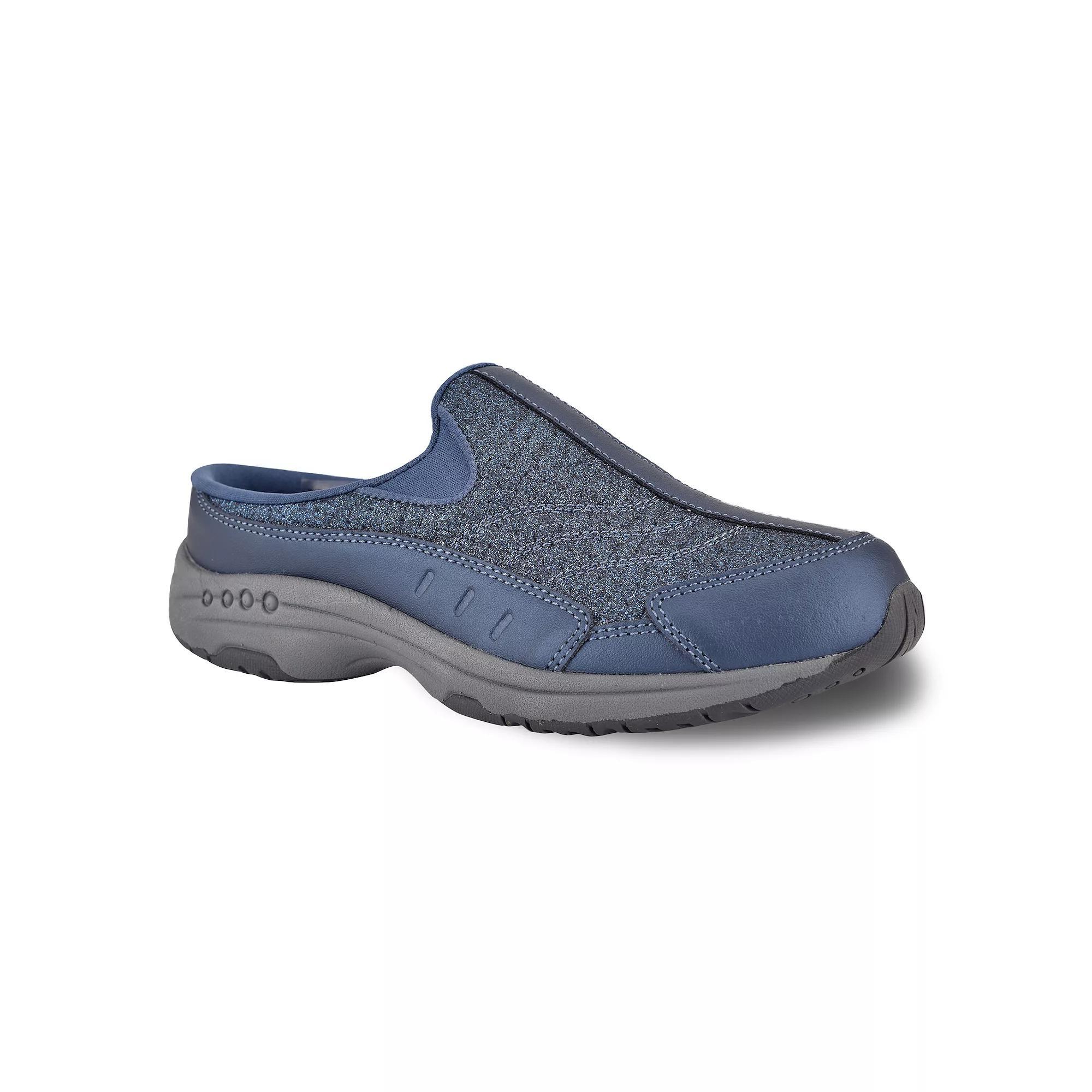 Easy Spirit Traveltime Women's Fashion Mules, Size: 6 Wide, Pearlized Dark Blue Product Image