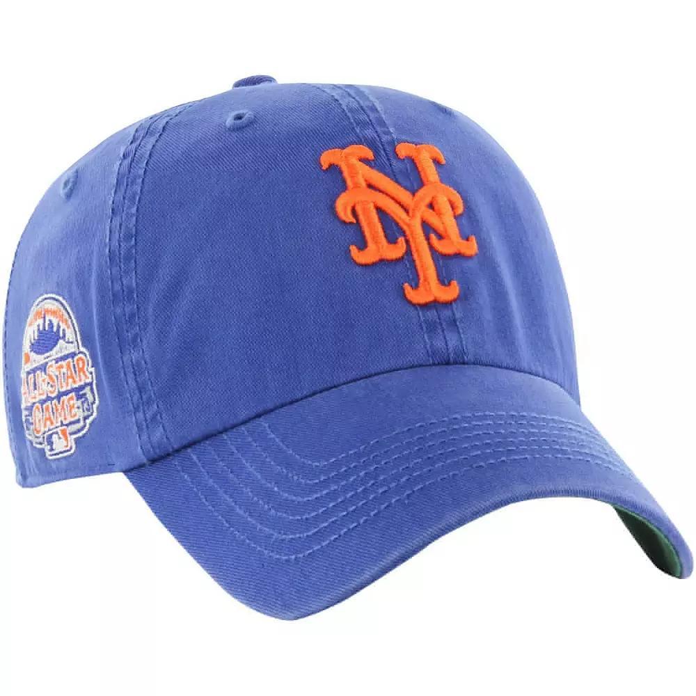 Men's '47 Royal New York Mets Sure Shot Classic Franchise Fitted Hat, Size: XL, Blue Product Image