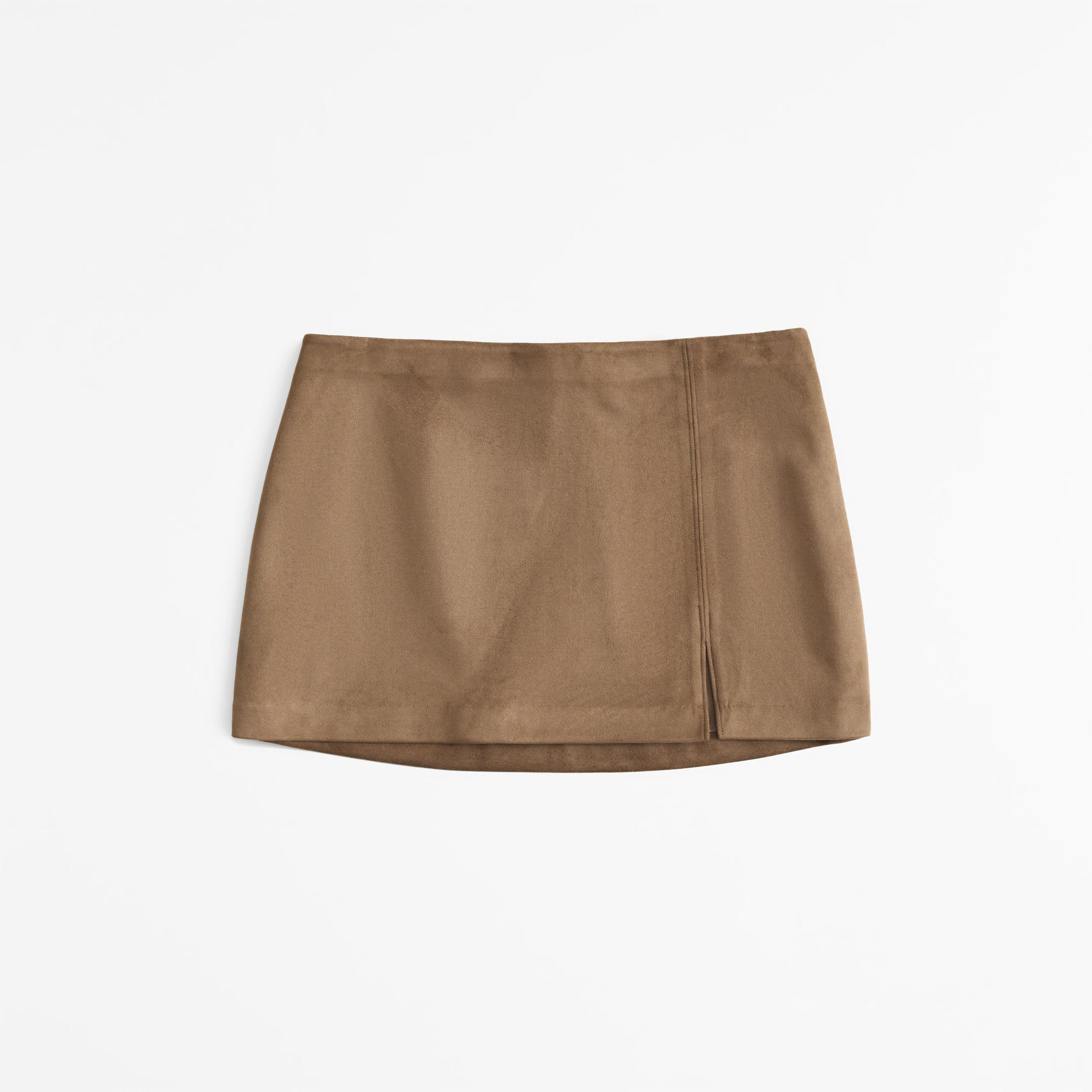 Vol. 28 Mid Rise Vegan Suede Mini Skirt Product Image
