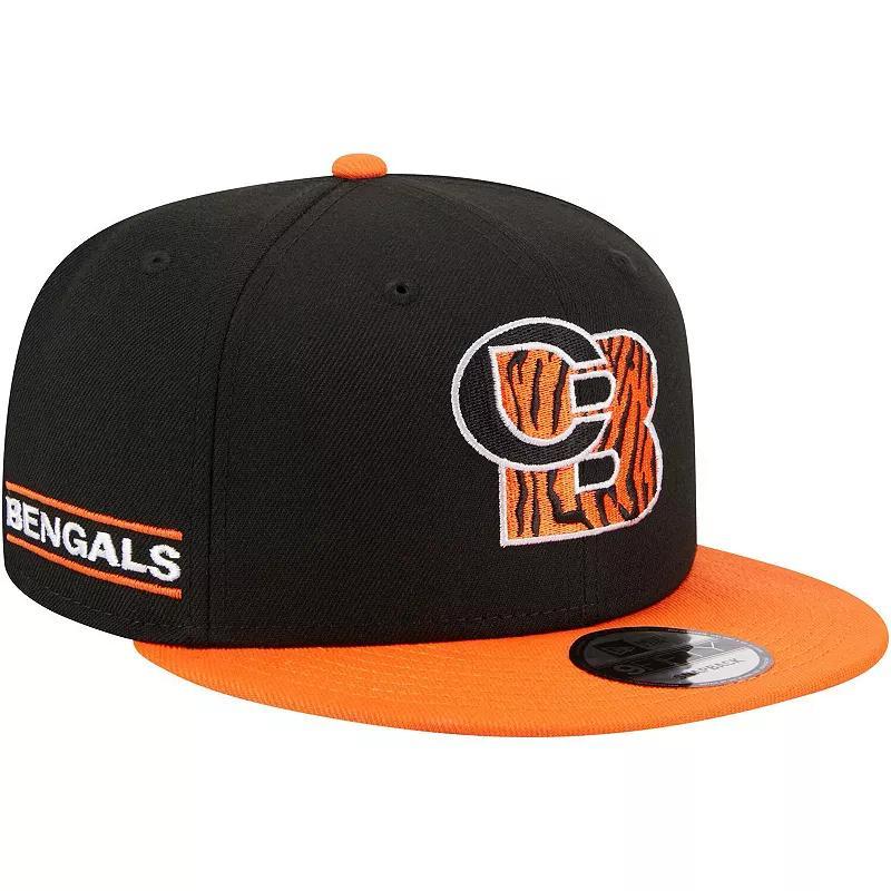 Mens New Era /Orange Cincinnati Bengals City Originals 9FIFTY Snapback Hat Product Image