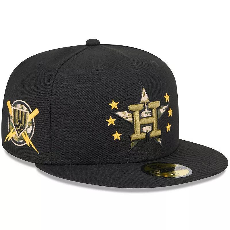 Men's New Era  Black San Diego Padres 2024 Armed Forces Day On-Field 59FIFTY Fitted Hat, Size: 8 Product Image