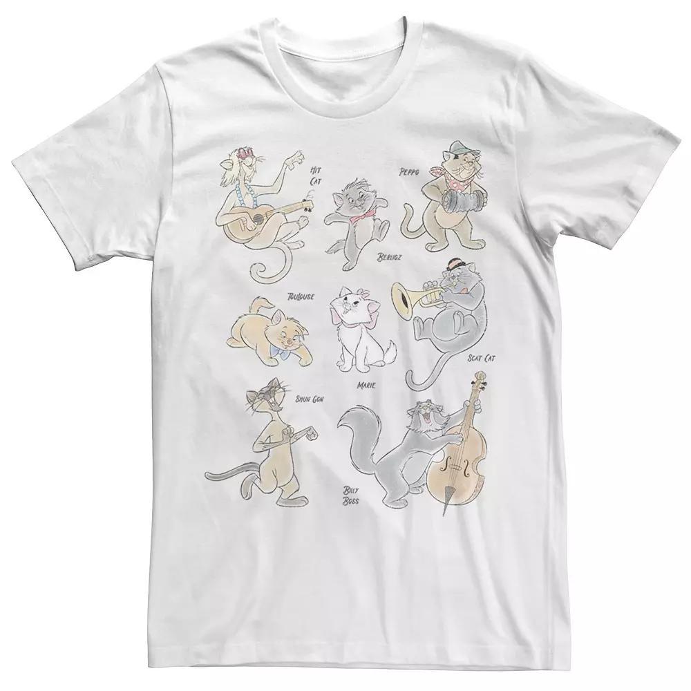 Disneys The Aristocats Mens All The Cats Tee Product Image