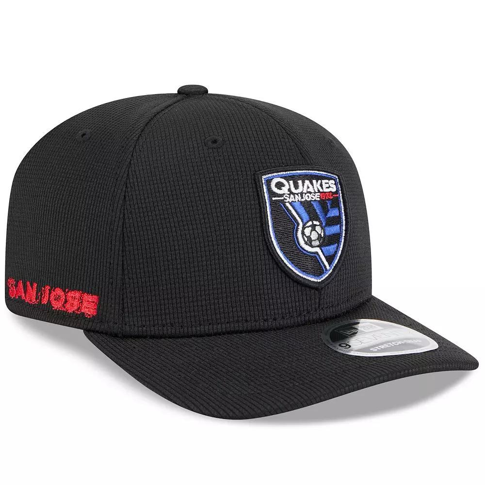 Men's New Era  Black San Jose Earthquakes 2025 Jersey Hook 9SEVENTY Stretch-Snap Hat, Sje Black Product Image