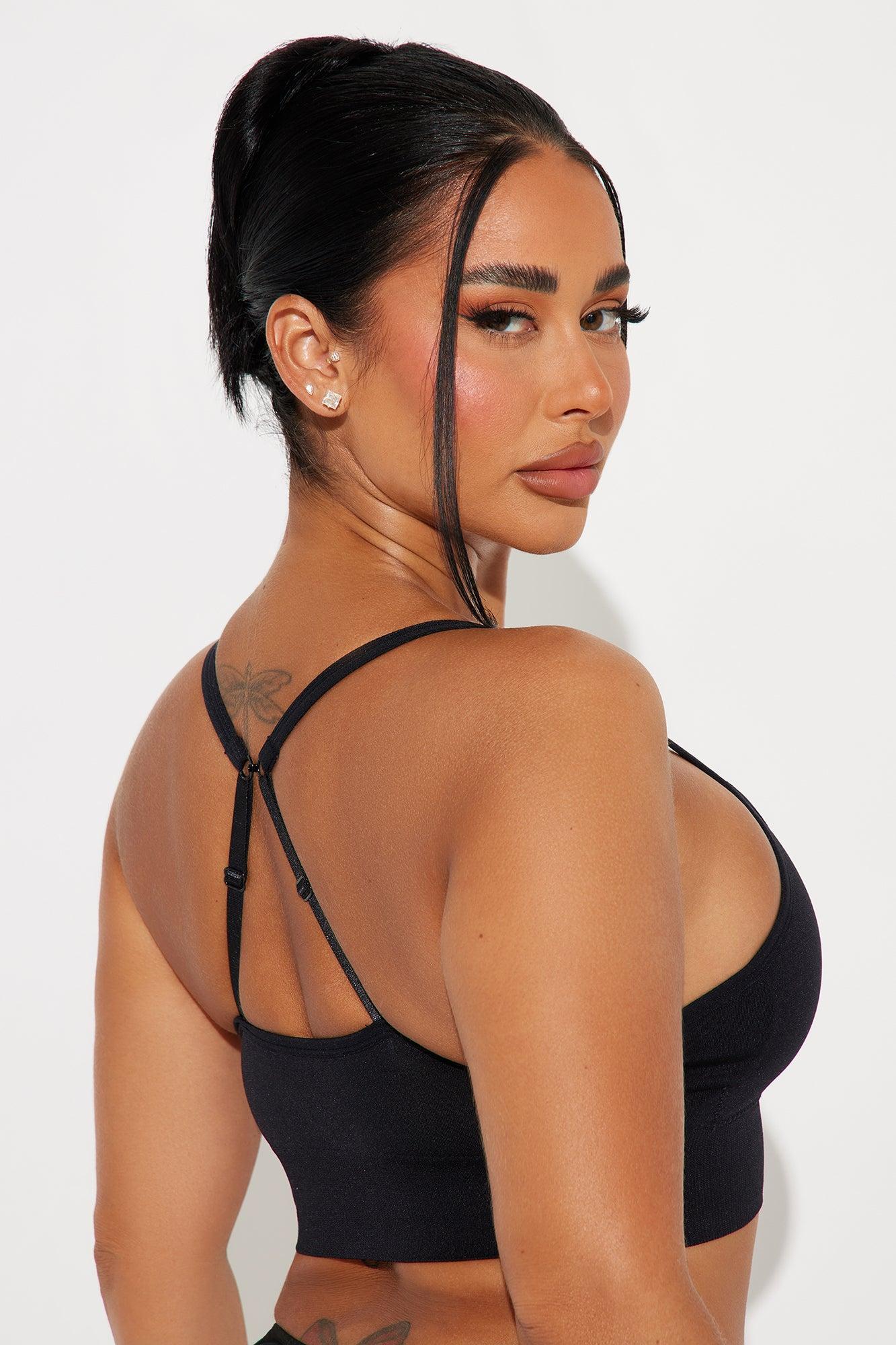 Easy Seamless Ruched Bra 2 Pack - Black/combo Product Image
