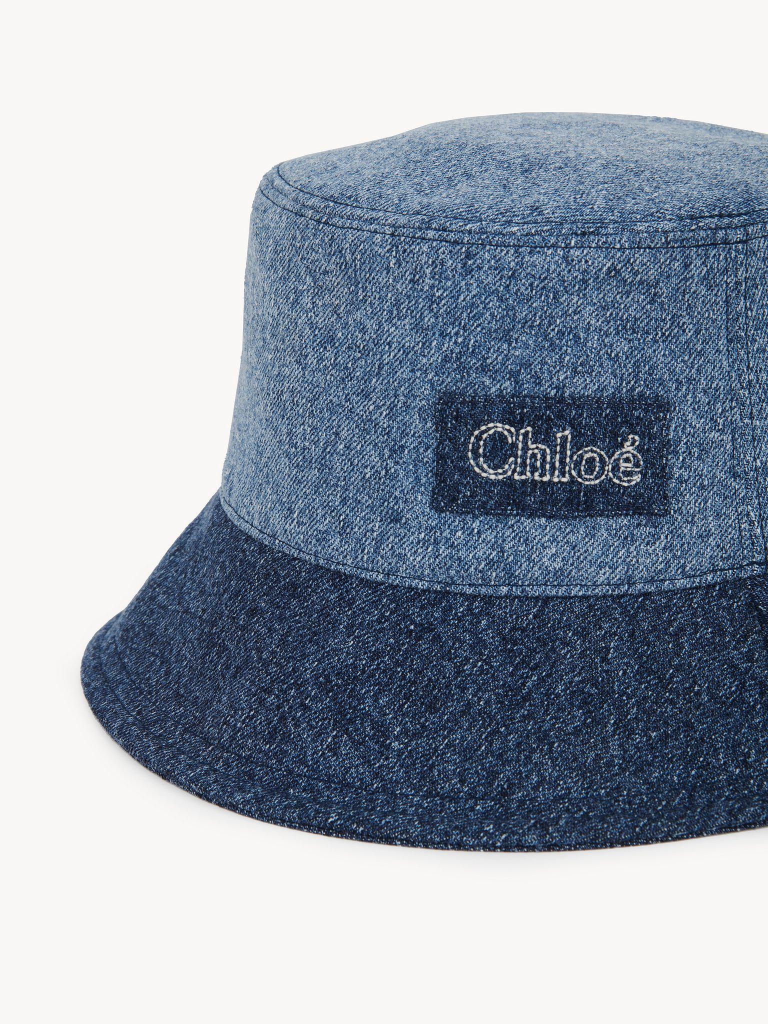 Romy bucket hat in denim Product Image