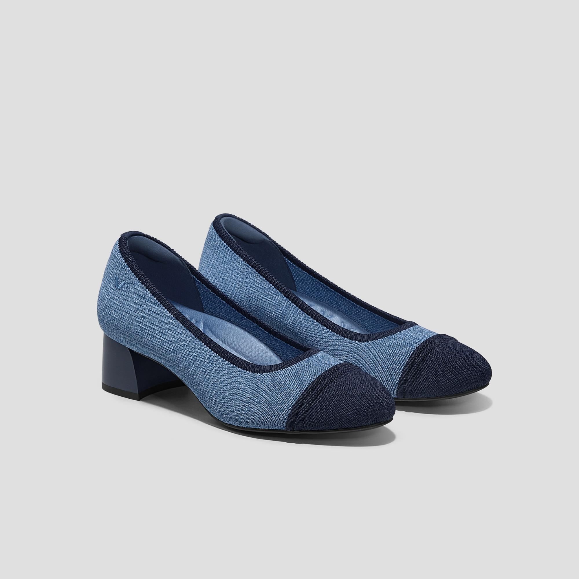 Almond-Toe  Chunky Heels (Julie Pro) Product Image