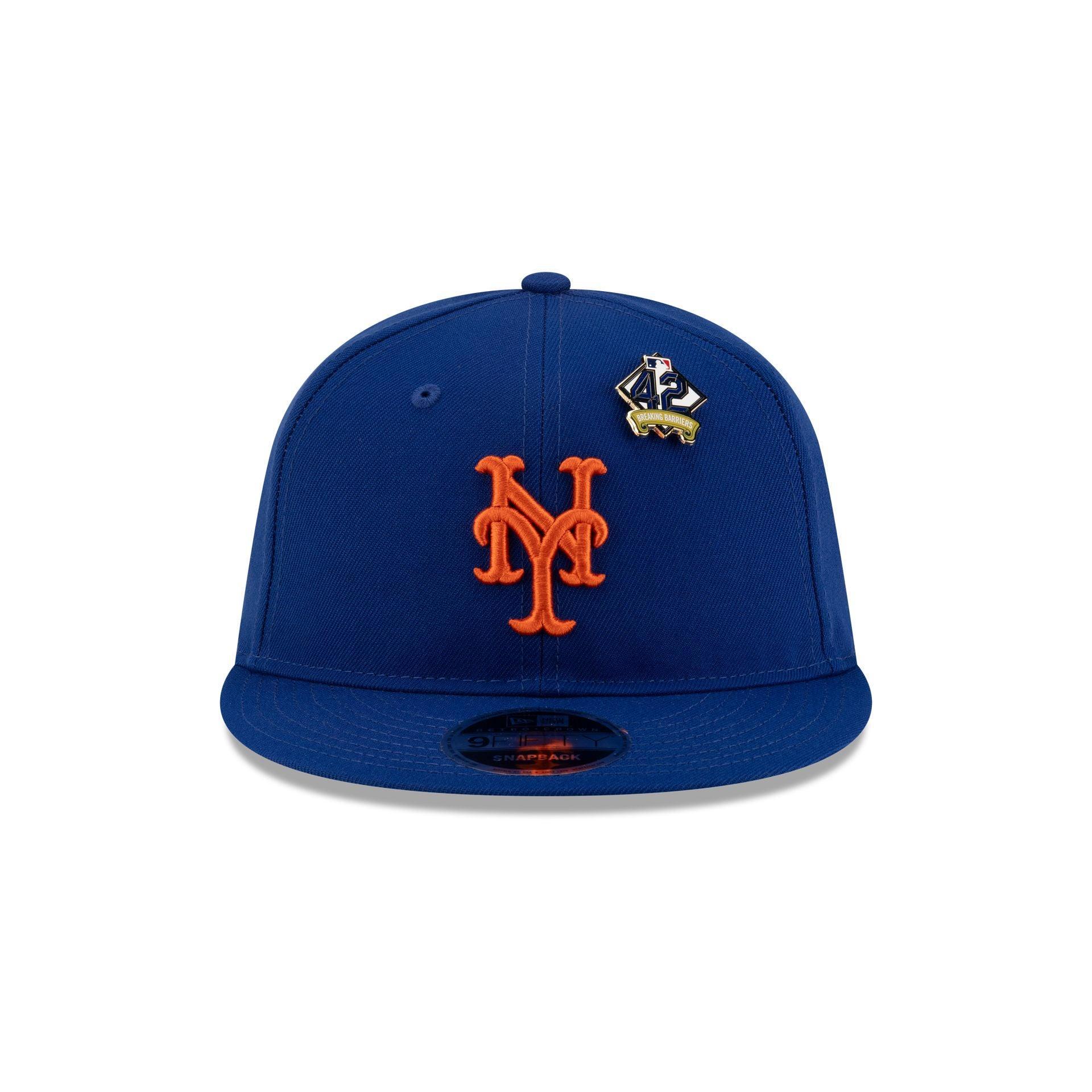 New York Mets Jackie Robinson Day 2025 Retro Crown 9FIFTY Snapback Hat Male Product Image