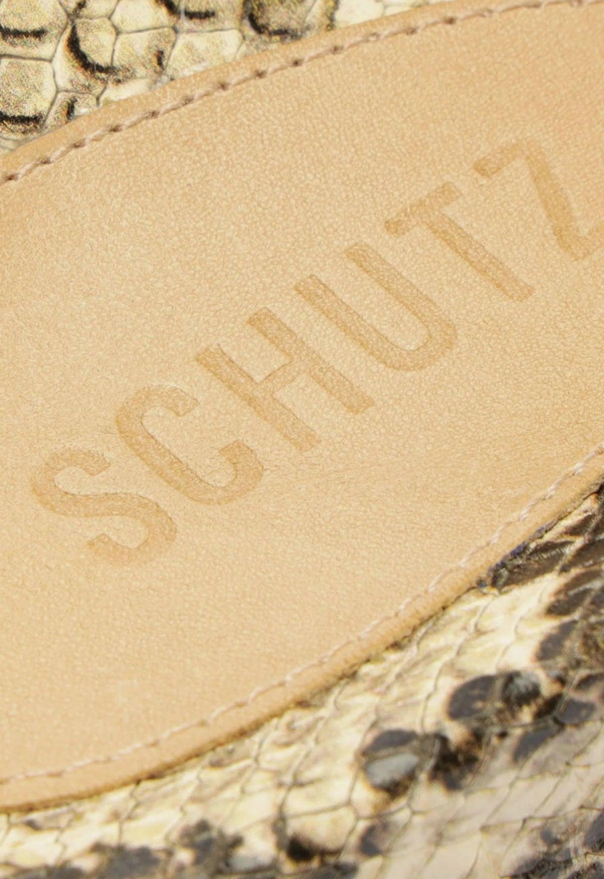 Naomi Sporty Snake-Embossed Leather Sandal Product Image