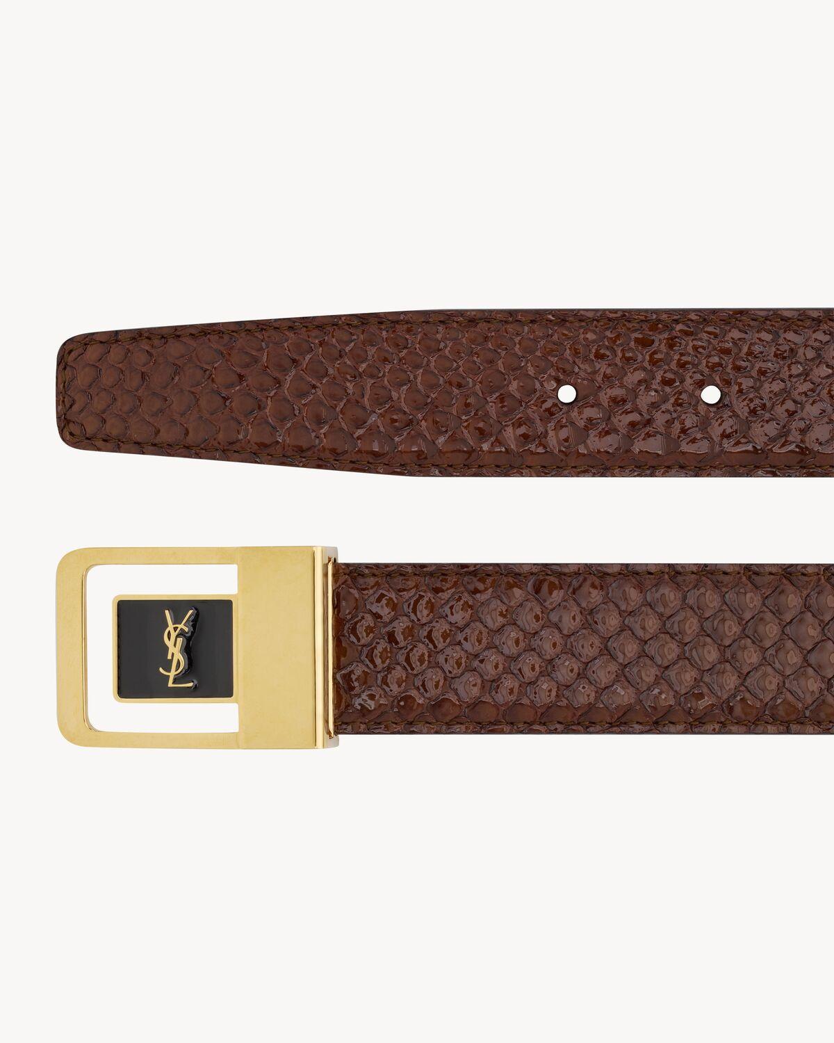 la 66 buckle belt in python Product Image