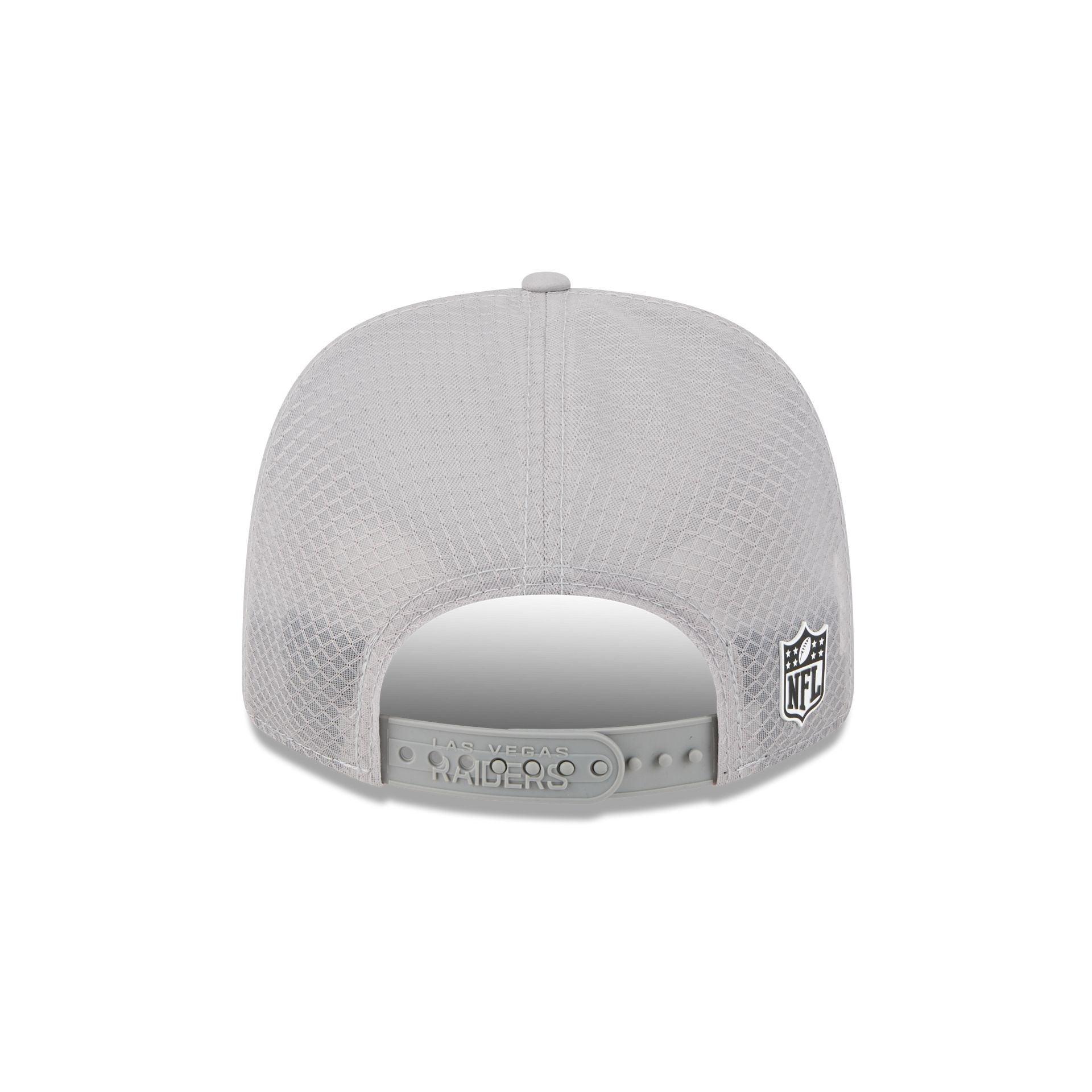Las Vegas Raiders 2025 Sideline Hot Weather Gray 9SEVENTY Trucker Hat Male Product Image