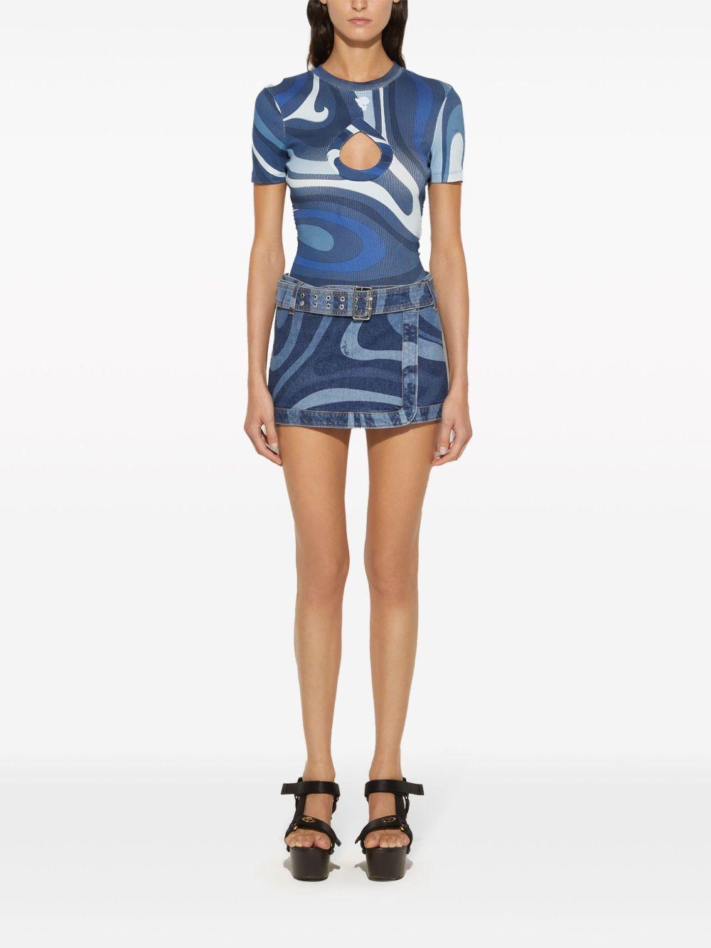 Marmo-print T-shirt Product Image