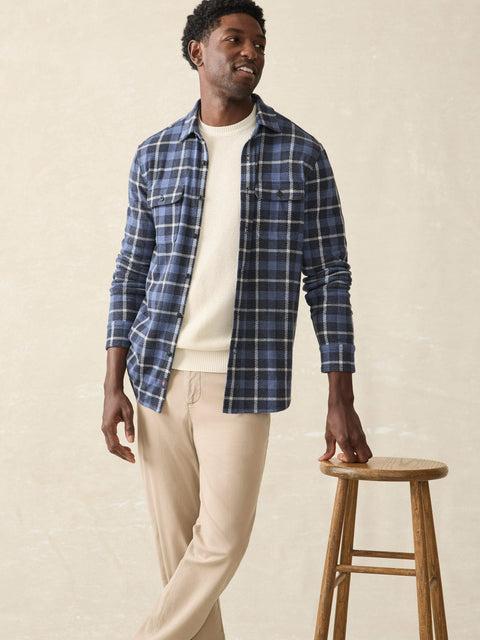 Legend™ Sweater Shirt - Blue Winds Plaid Product Image