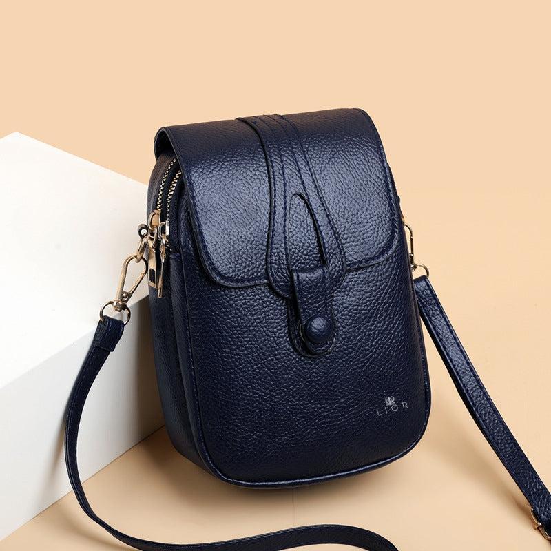 Lior's Timeless Retro Leather Shoulder Bag Product Image