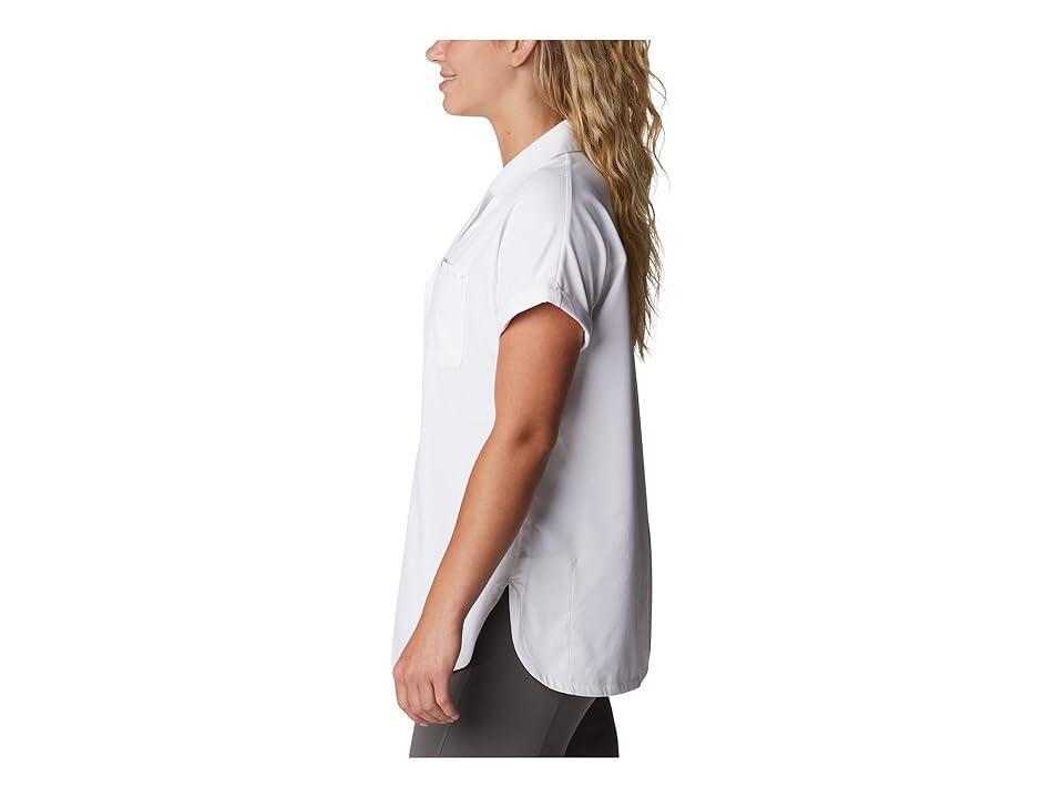 Columbia Sun Drifter Woven Short Sleeve Women's Clothing Product Image