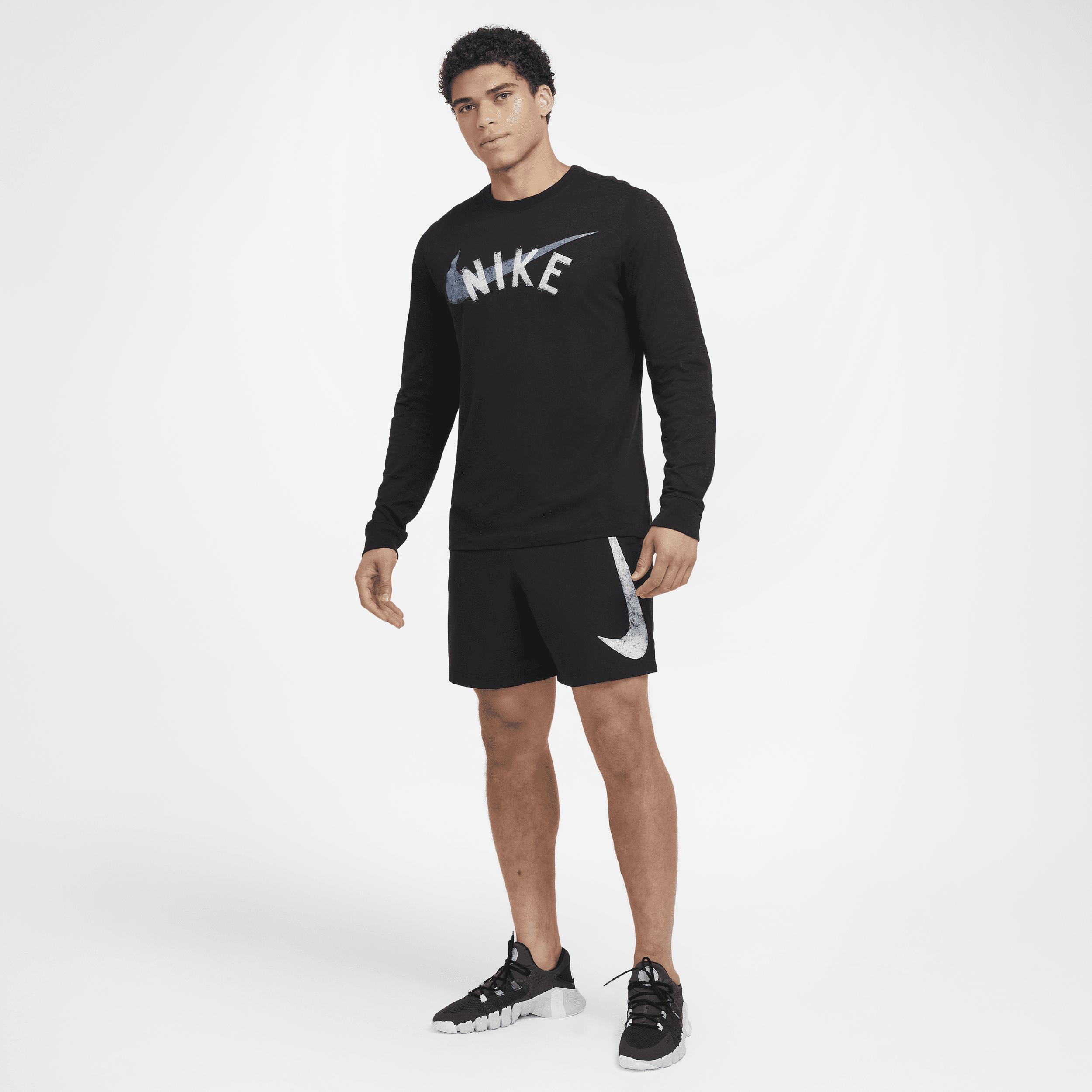 Nike Men's Dri-FIT Long-Sleeve Fitness T-Shirt Product Image