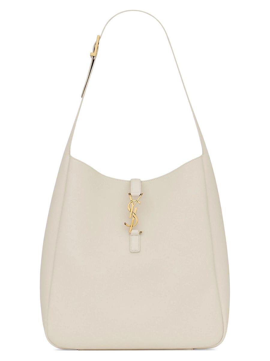 Womens Le 5  7 Supple Large Shoulder Bag in Smooth Leather Product Image