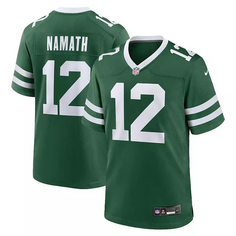 Men's Nike Joe Namath Legacy Green New York Jets Game Jersey, Size: XL Product Image