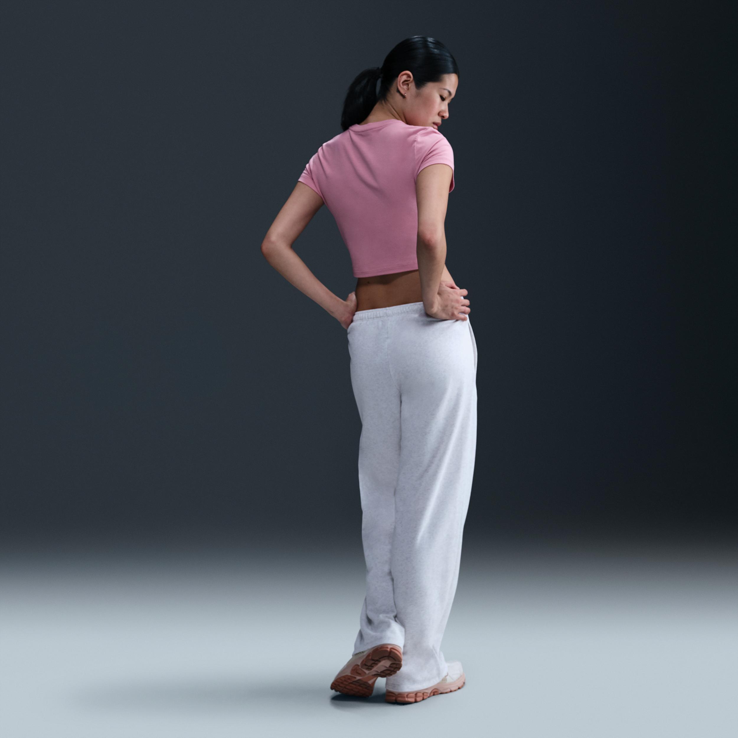 Nike Sportswear Chill Knit Women's Slim Cropped T-Shirt Product Image