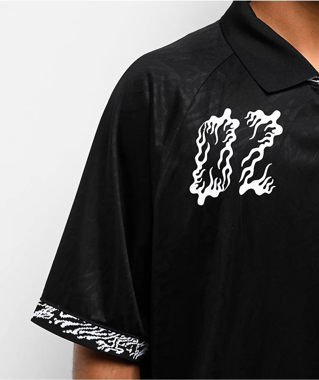 Nike SB Dri-FIT Jacquard Black Skate Jersey Product Image