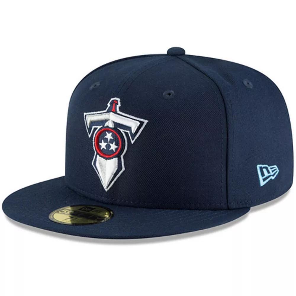 Men's New Era Navy Tennessee Titans Omaha 59FIFTY Fitted Hat, Size: 6 7/8, Blue Product Image