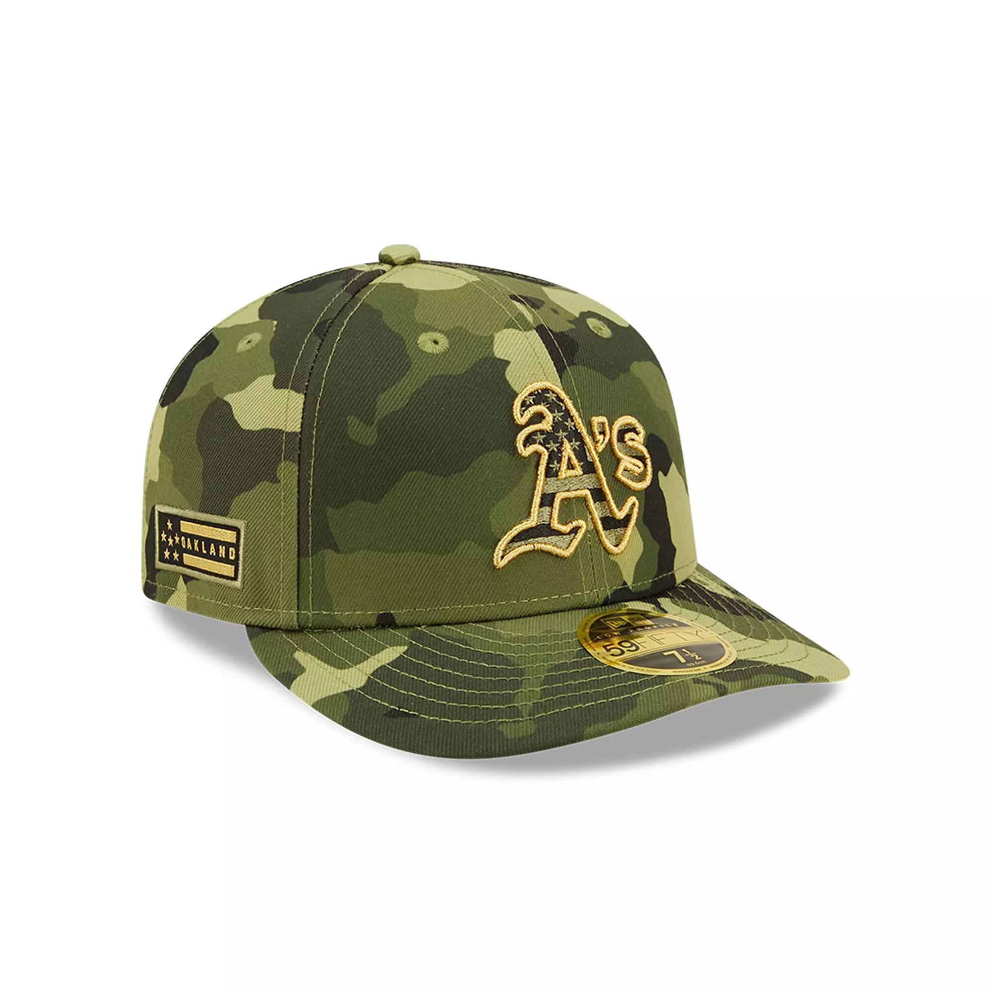 Mens New Era Camo Oakland Athletics 2022 Armed Forces Day On-Field Low Profile 59FIFTY Product Image