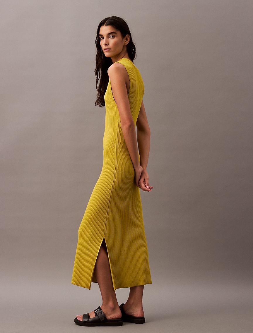 Viscose Ribbed Maxi Dress Product Image