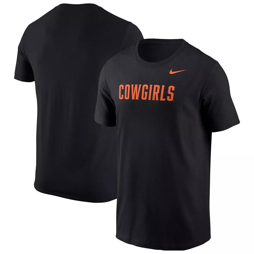 Men's Nike Black Oklahoma State Cowboys Cowgirls Logo T-Shirt, Size: Large Product Image