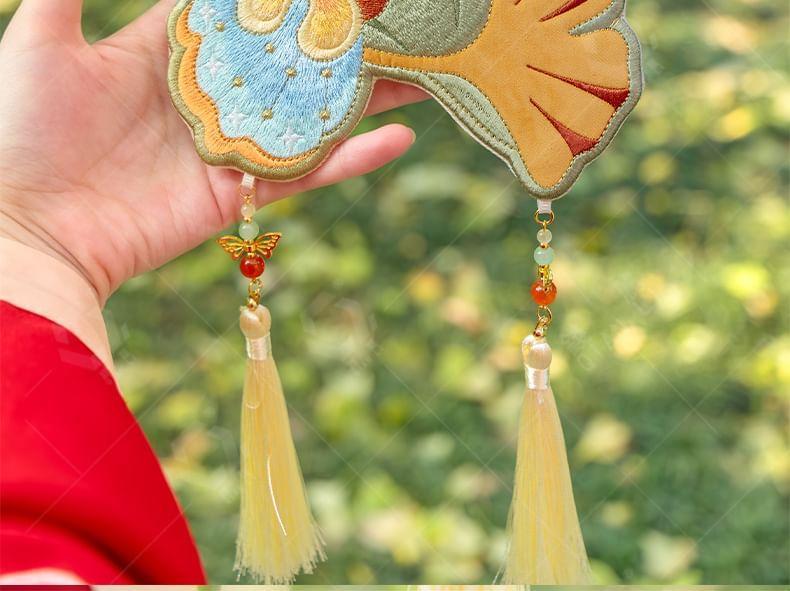 Butterfly Tasseled Crossbody Bag Product Image