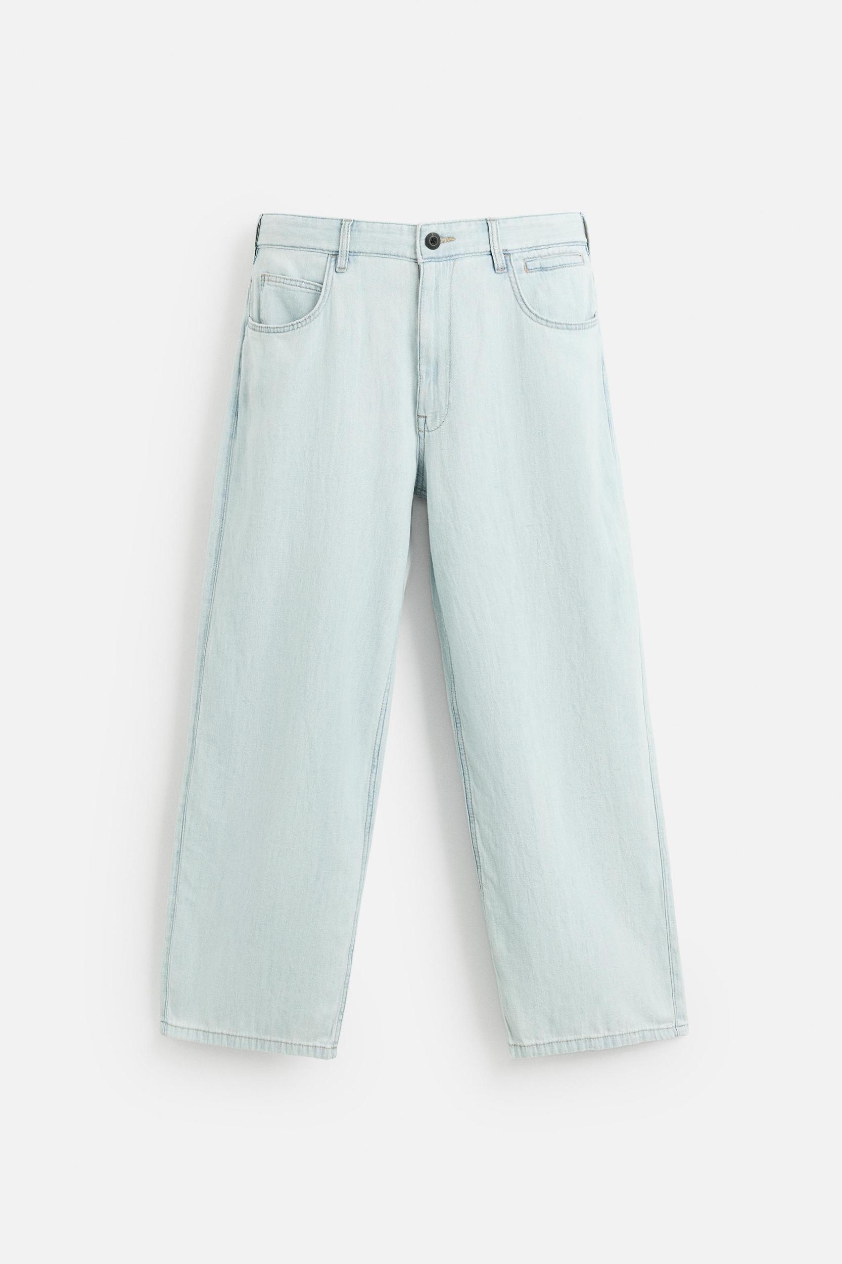 LIGHTWEIGHT LOOSE WIDE FIT JEANS Product Image