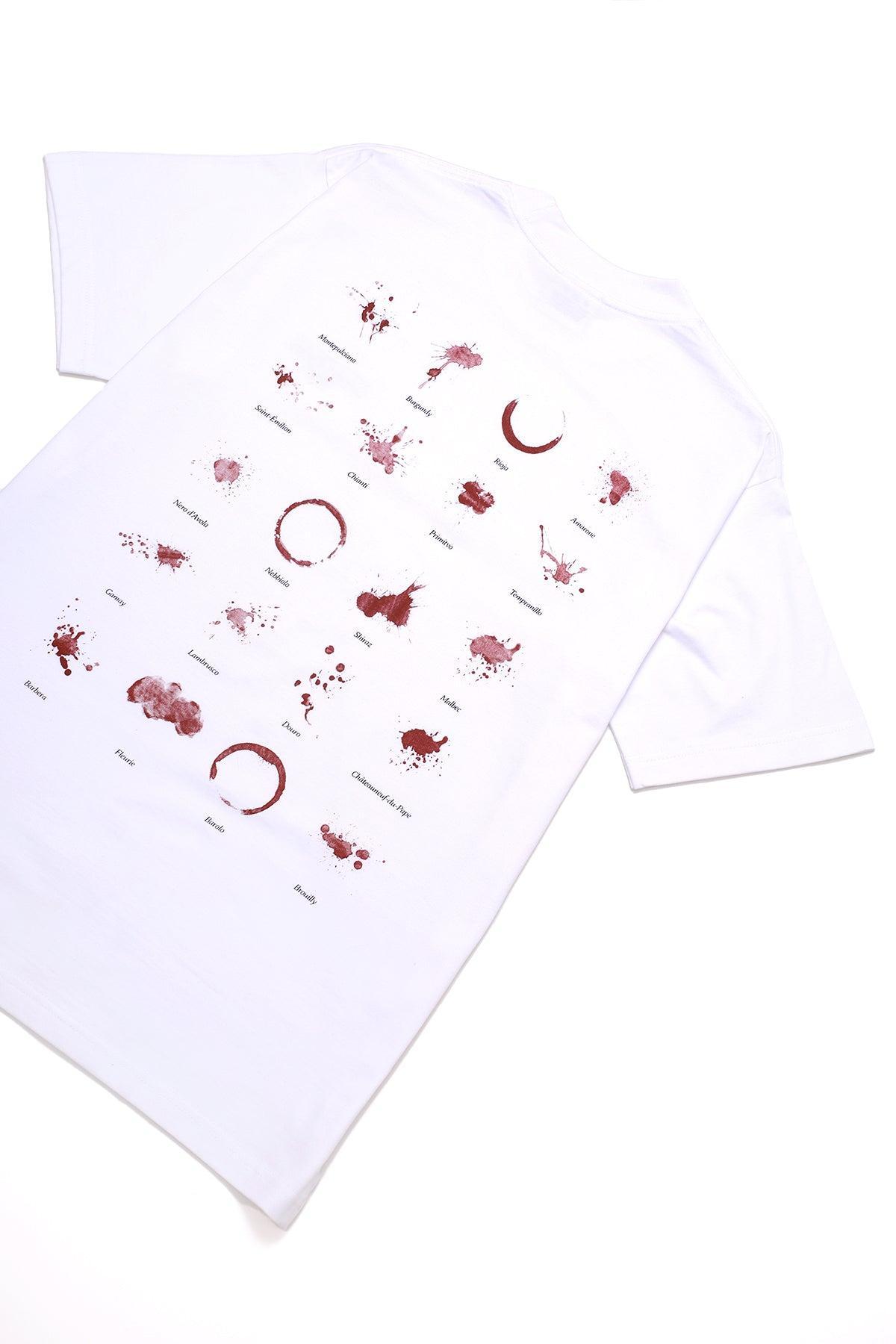 Service Works - Wine Spill Tee - White Product Image