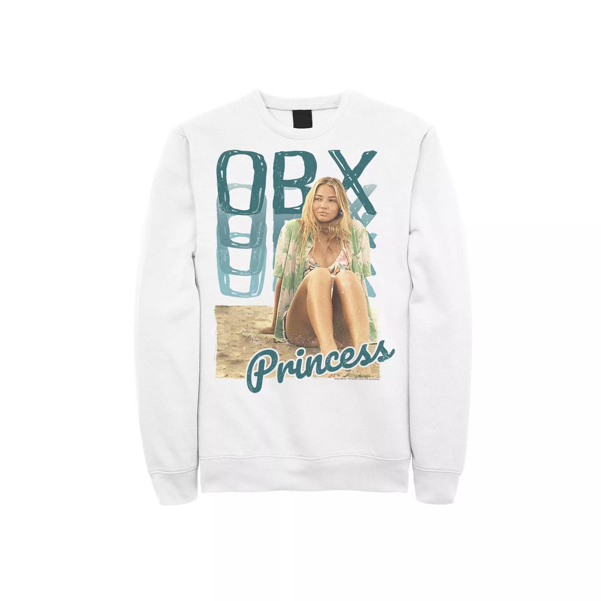 Men's Outer Banks Princess Sara OBX Poster Sweatshirt, Size: XL, White Product Image