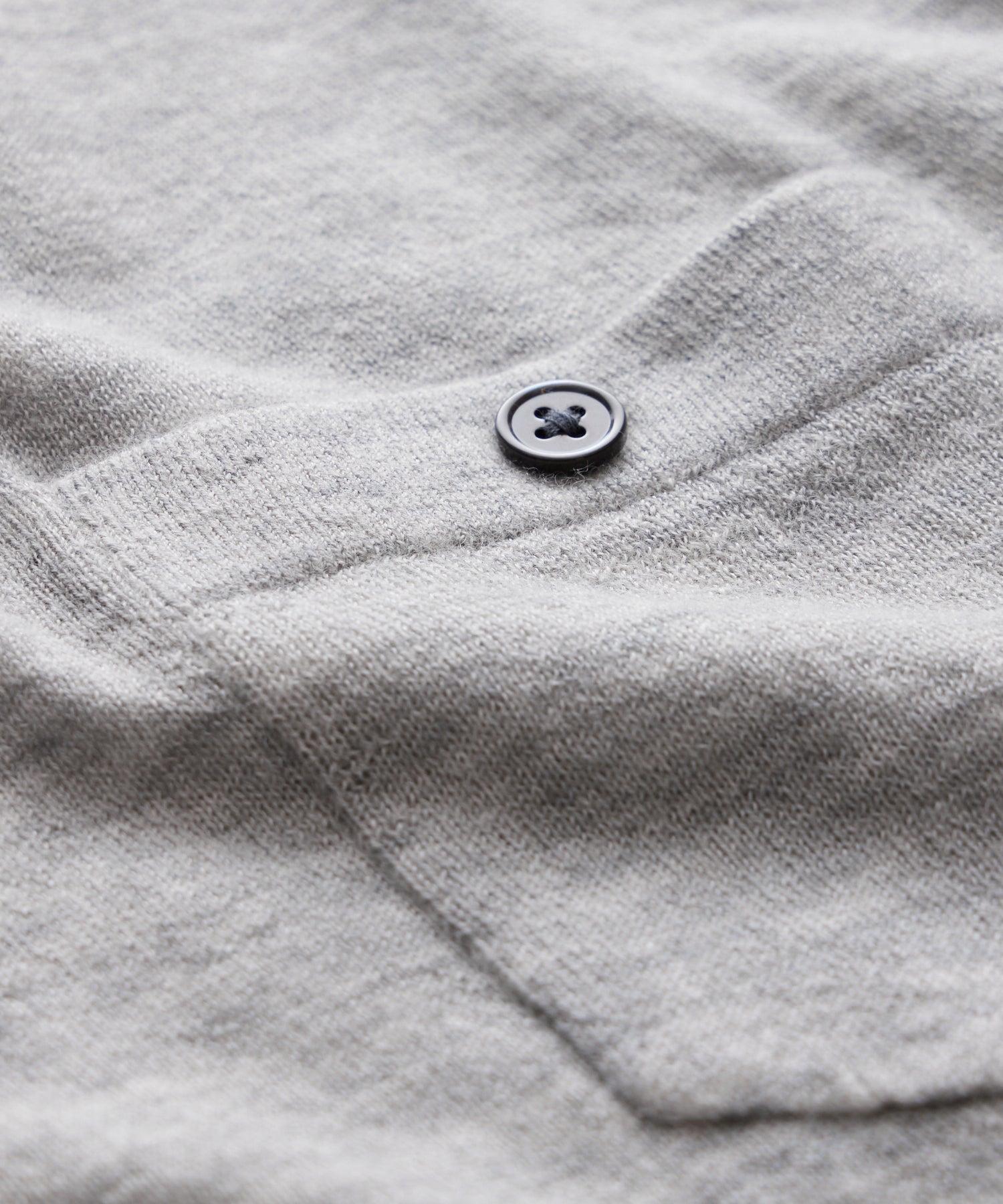Premium Cashmere Pocket Tee in Oxford Grey Product Image
