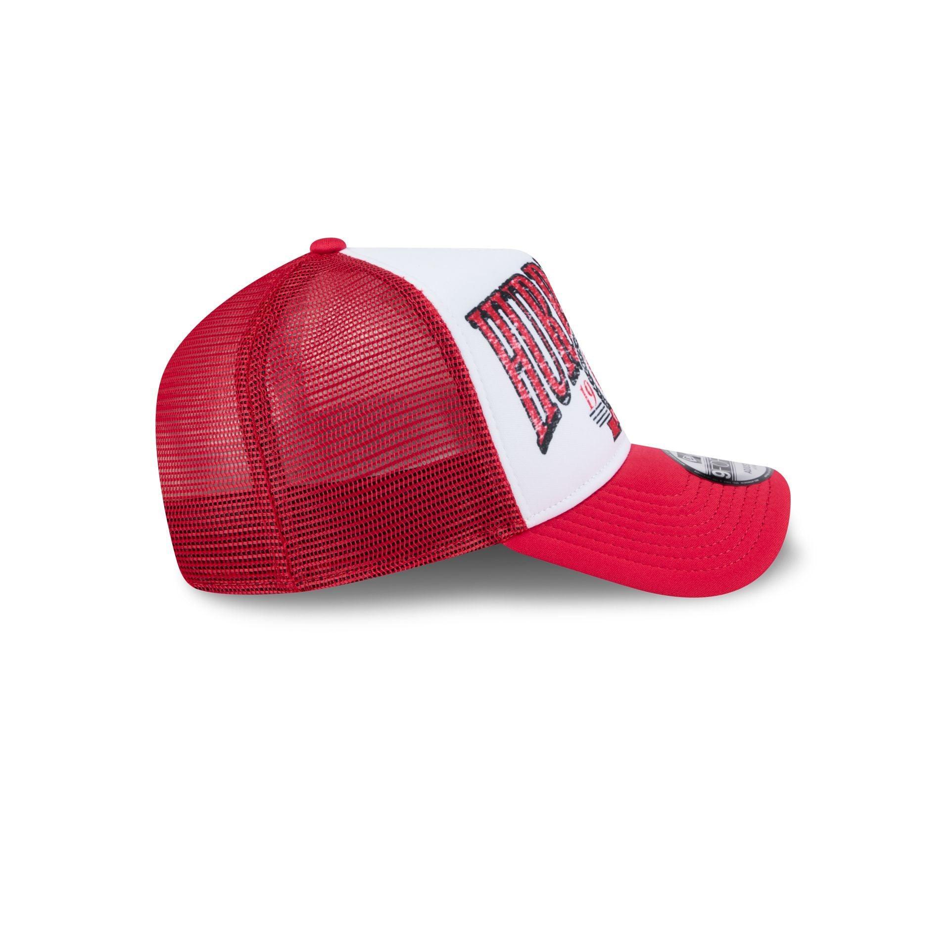 Minnesota Wild Distressed 9FORTY A-Frame Trucker Hat Male Product Image