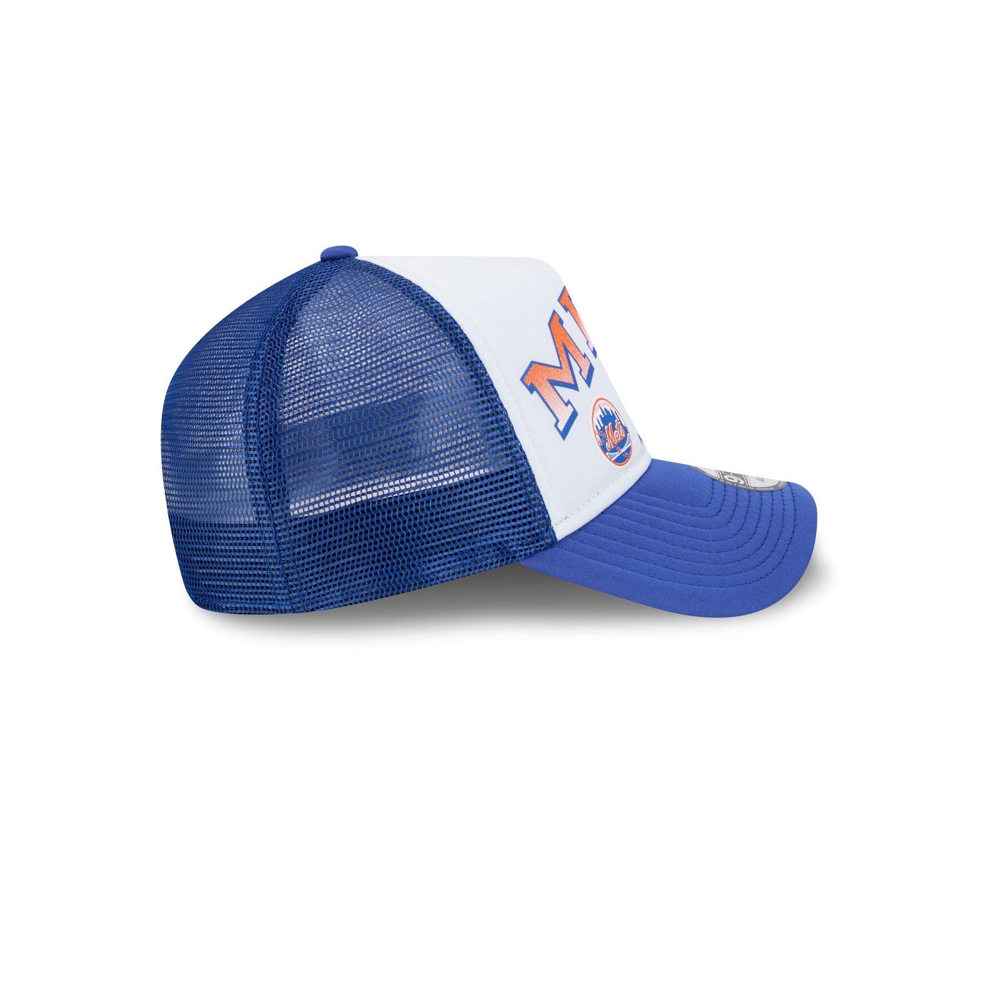 New York Mets Sport Classics 9FORTY A-Frame Trucker Hat Male Product Image