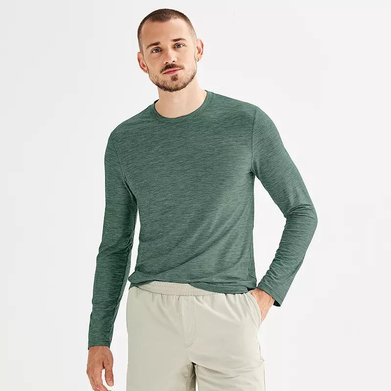 Men's FLX Luxury Soft Wander Long Sleeve Tee, Size: XXL, Beige Product Image