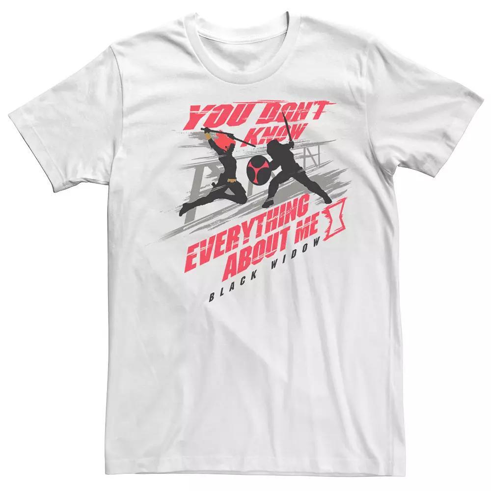Men's Marvel Black Widow Movie Secrets Taskmaster Tee, Size: Large, White Product Image