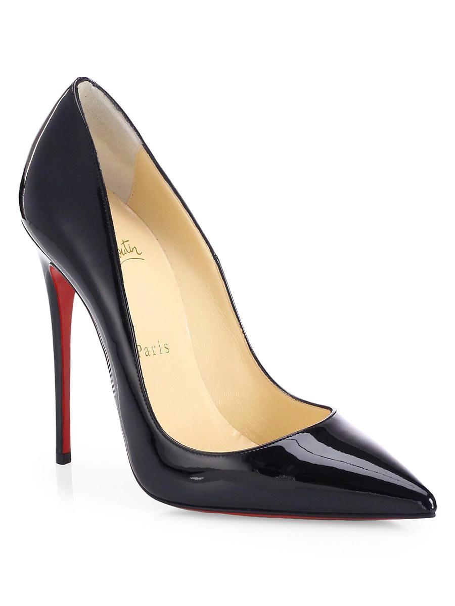 So Kate Patent Pointed-Toe Red Sole Pump Product Image