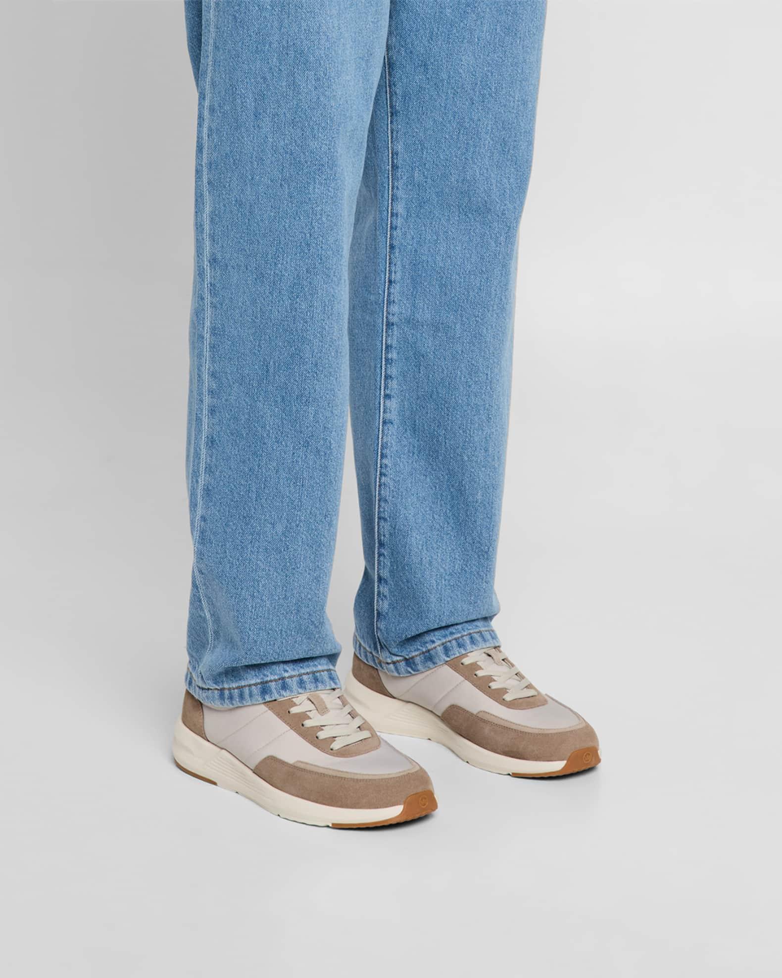 Men's Journeyman Nylon and Suede Low-Top Sneakers Product Image