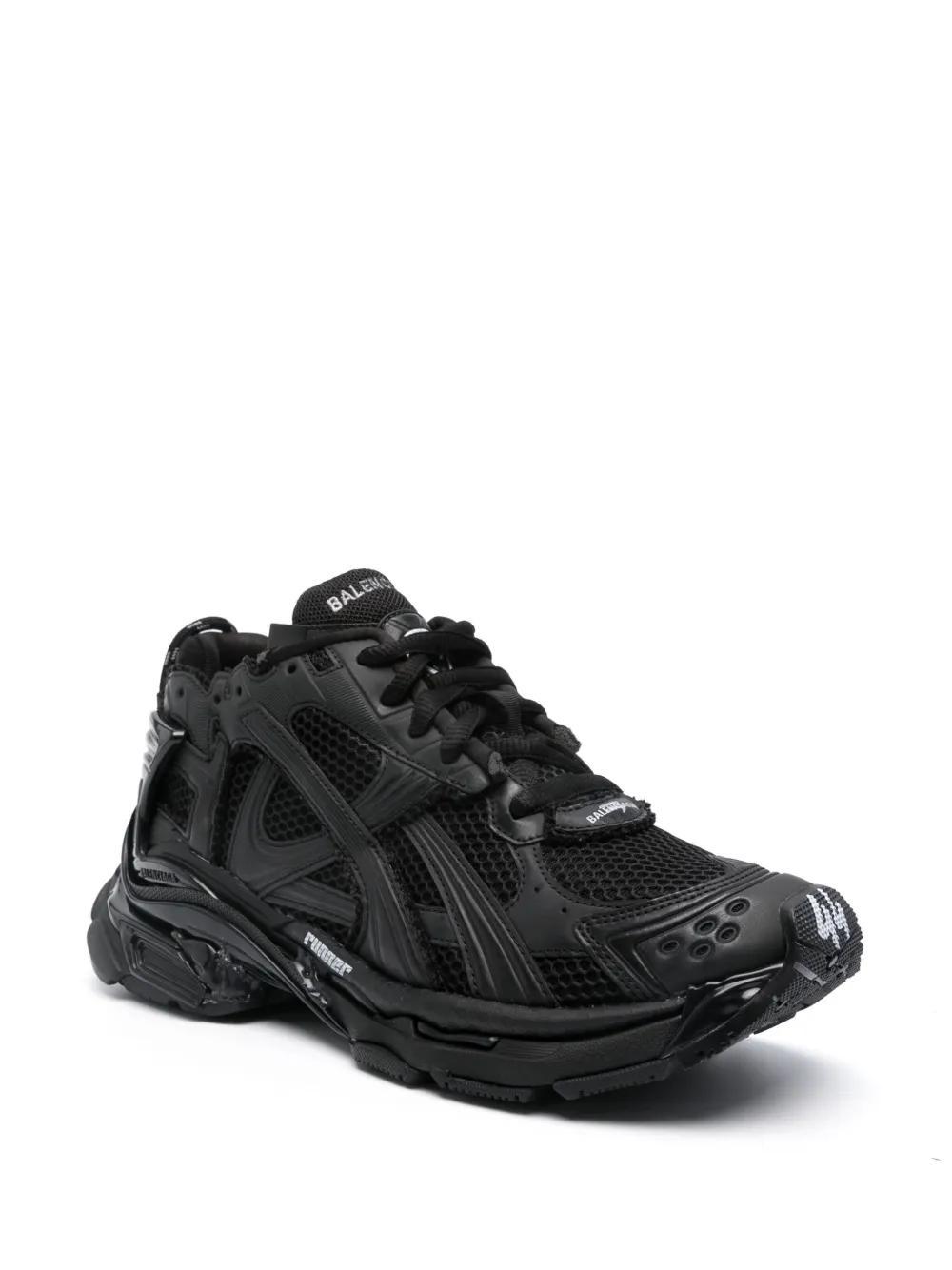 BALENCIAGA Runner Sneakers - Mesh - Black Matt Product Image