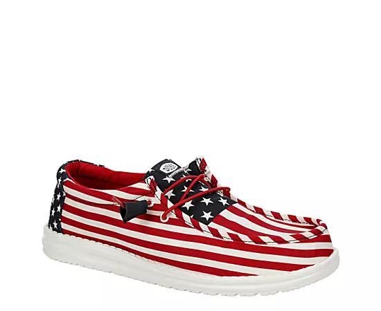 Heydude Mens Wally Americana Slip On Sneaker Product Image