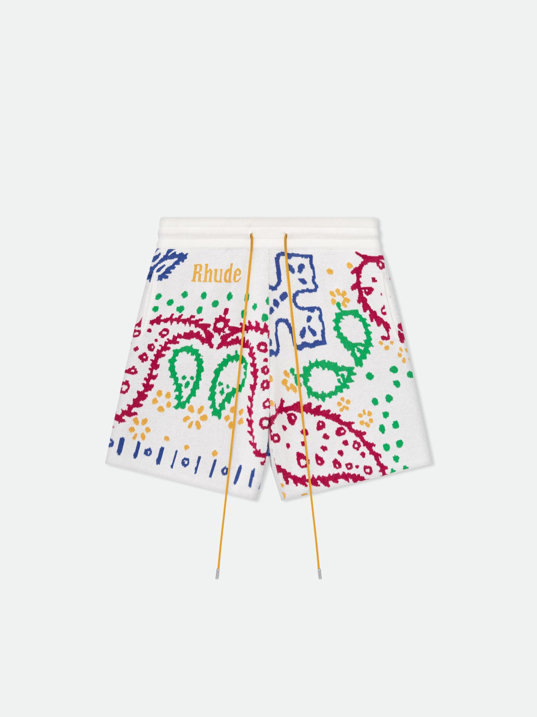 KNIT BANDANA SHORTS Male Product Image