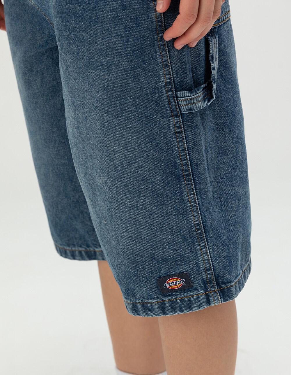 DICKIES Womens Carpenter Jorts - RINSE Product Image