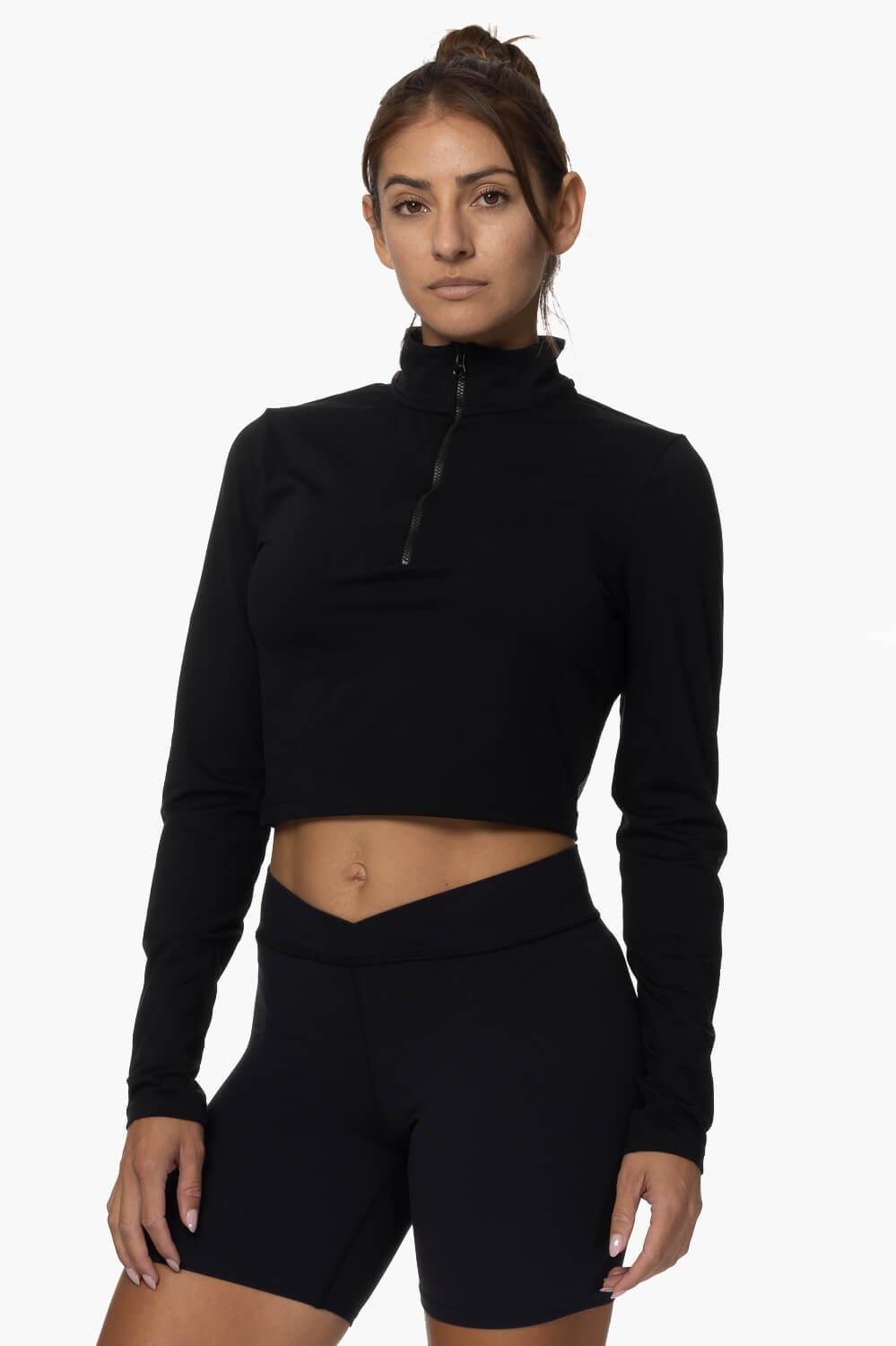 Snapper Cropped 1/4 Zip Up Pullover Product Image