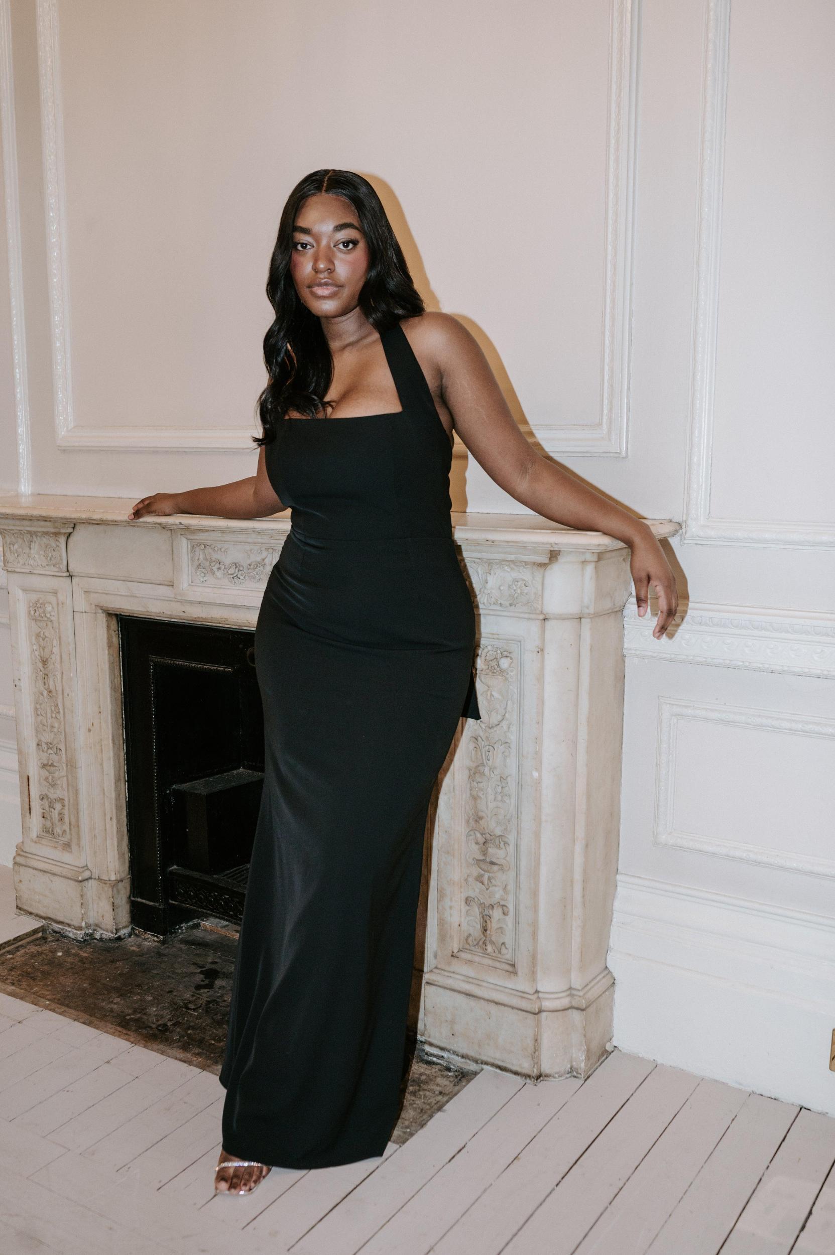 The Ultimate Muse Halter Neck Maxi Dress Product Image