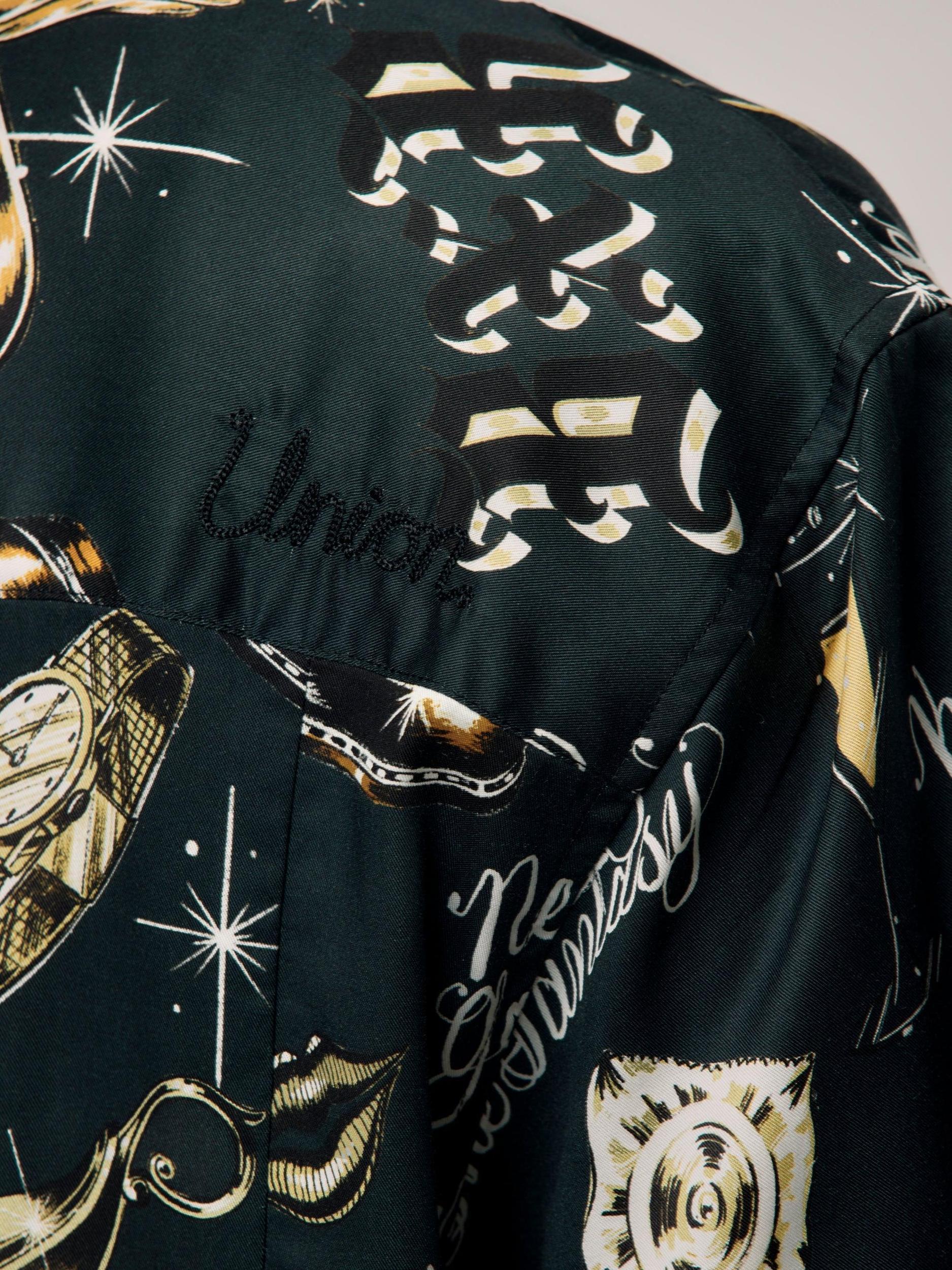 BXR + UNION GENTS OF DESIRE S/S BUTTON UP SHIRT (Black) Product Image
